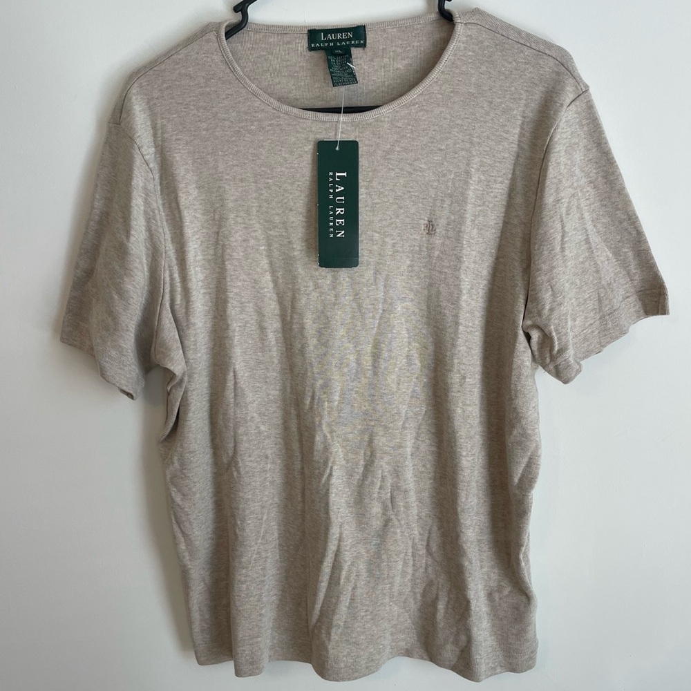 Vintage Deadstock XL Lauren Ralph Lauren Cotton Classic Shirt CBK 90s Minimalist